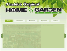 Tablet Screenshot of homeandgardenshowpueblo.com